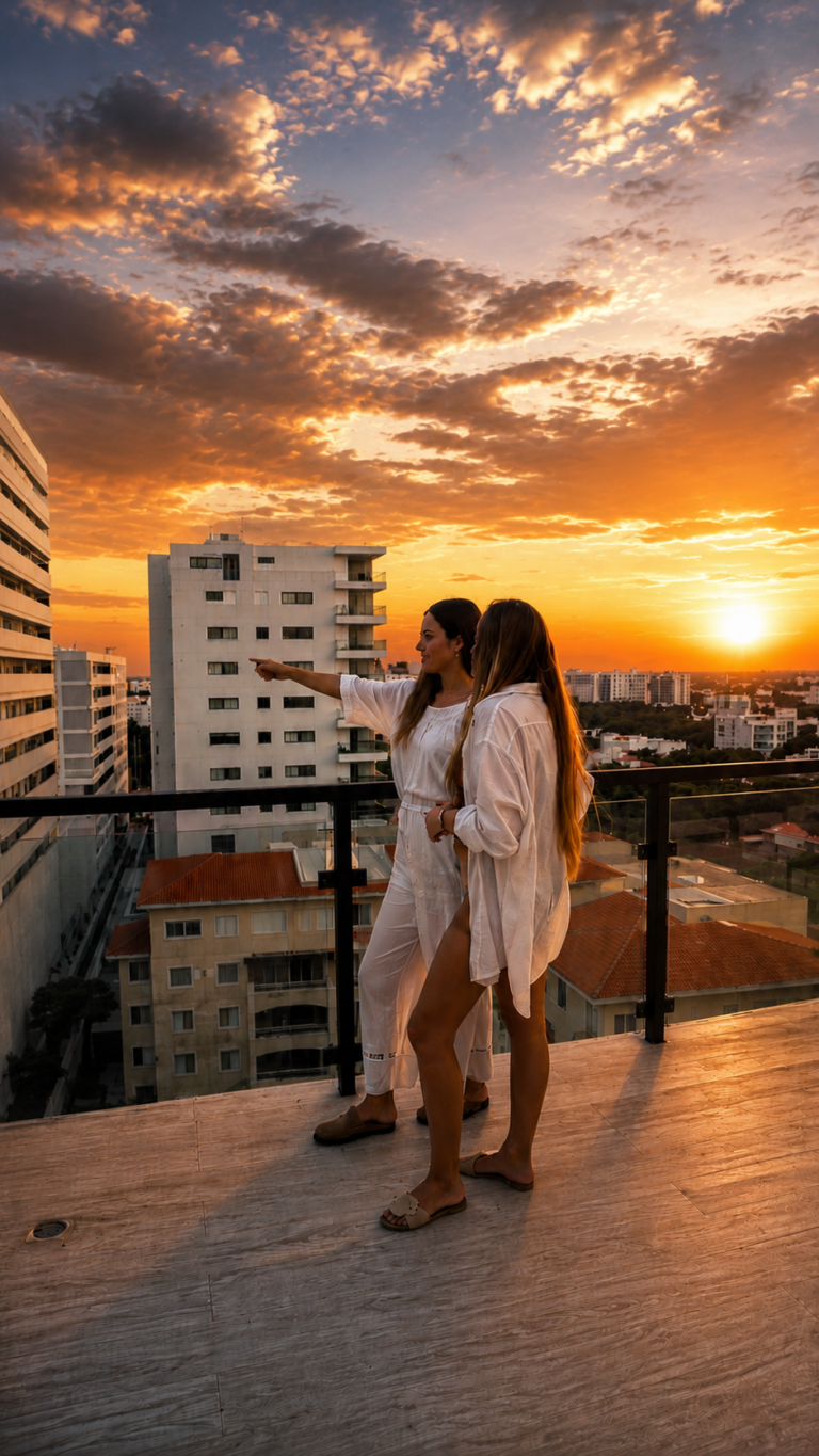 Atardecer urbano desde la terraza(1)